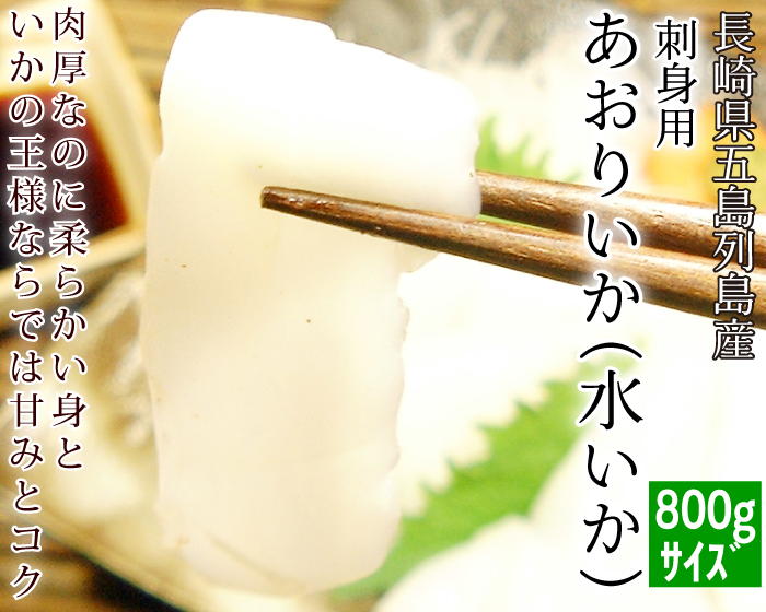水いか(あおりいか) お刺身